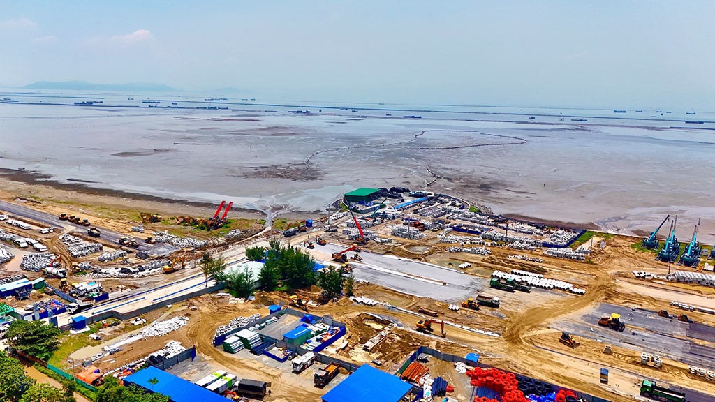 Tiến dộ thi công Vinhomes Green Paradise - Vinhomes Cần Giờ
