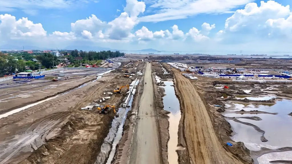 Tiến dộ thi công Vinhomes Green Paradise - Vinhomes Cần Giờ