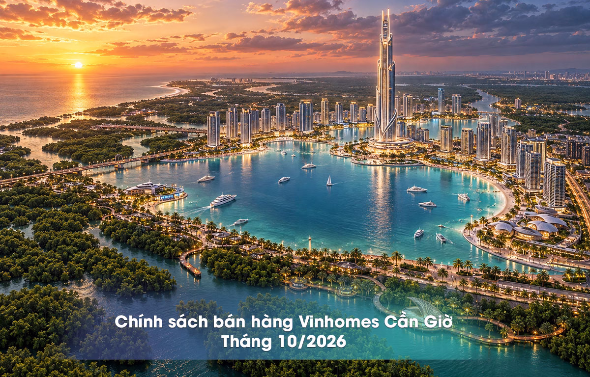 Chính sách bán hàng Vinhomes Cần Giờ tháng 10/2026
